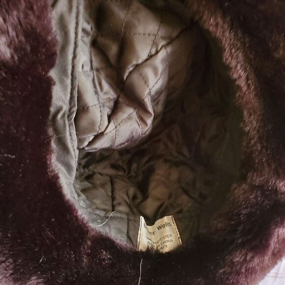Baxter Wells Faux Fur Super Soft Winter Hat Bucket Style - Picture 5 of 6